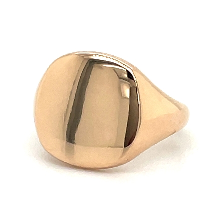 14K Rose Gold Estate Signet Ring Size3.75 6.3dwt