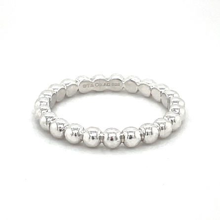 Sterling Silver Estate Tiffany and Co Beaded St...