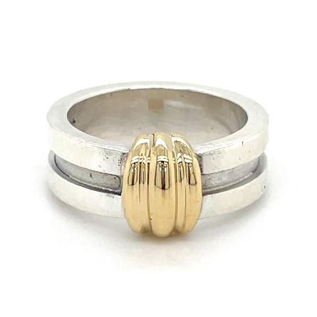 Sterling Silver and 18K Yellow Gold Estate Tiff...