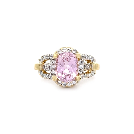 18K Yellow Gold Estate Kunzite=3.92ctw Fashion ...