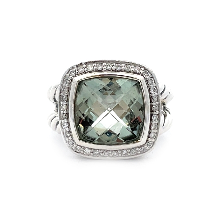 Sterling Silver Estate David Yurman Prasiolite ...