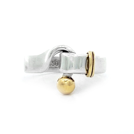 Sterling Silver and 18K Yellow Gold Estate Tiff...