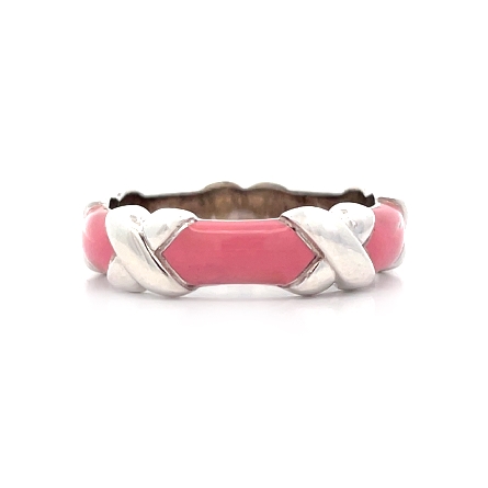 Sterling Silver Estate Tiffany and Company Pink...