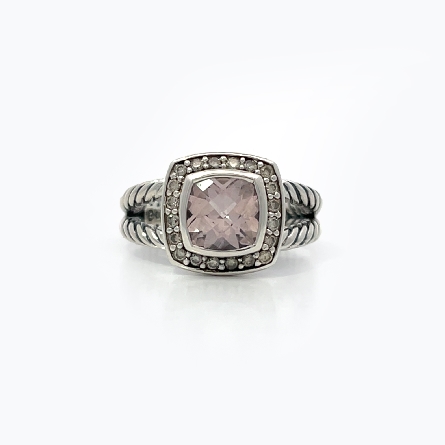 Sterling Silver Estate David Yurman Morganite P...