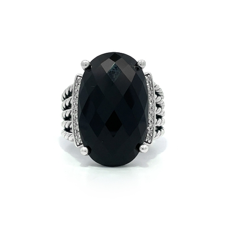 Sterling Silver Estate David Yurman Black Onyx ...