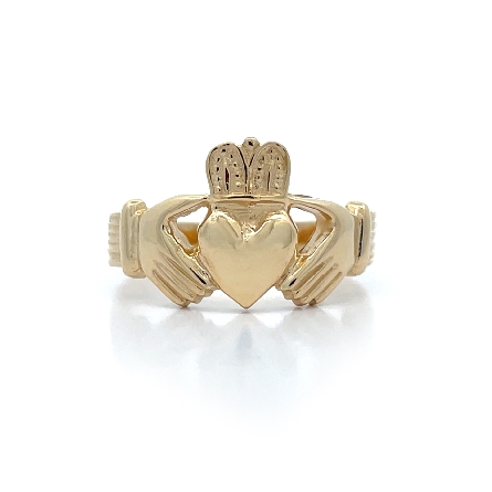 14K Yellow Gold Estate Claddagh Ring Size10.25 ...