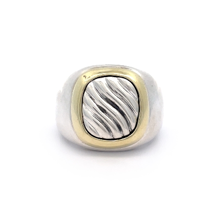 Sterling Silver and 14K Yellow Gold Estate Davi...