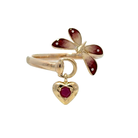 /home/earthtreasures/catalog.shopearthtreasures.com/imagedumplarge/EARTH_U2-16989.jpg 18K Rose Gold Estate Ruby Gucci Flora Butterfly...