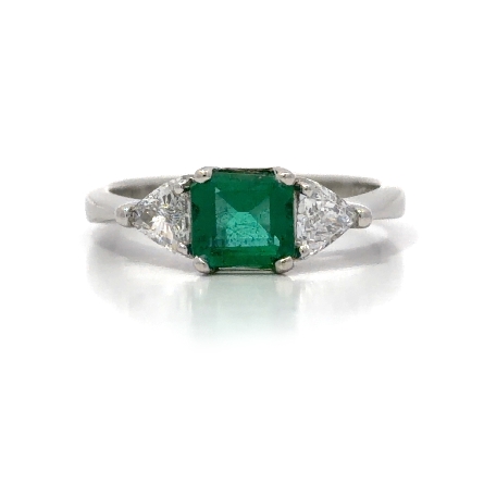 /home/earthtreasures/catalog.shopearthtreasures.com/imagedumplarge/EARTH_U2-16999.jpg Platinum Estate 3Stone Ring w/1 Emerald=.50ct a...
