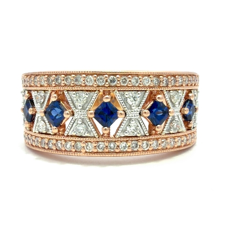 /home/earthtreasures/catalog.shopearthtreasures.com/imagedumplarge/EARTH_U2-17003.jpg 14K Rose and White Estate Sapphire Antique Styl...