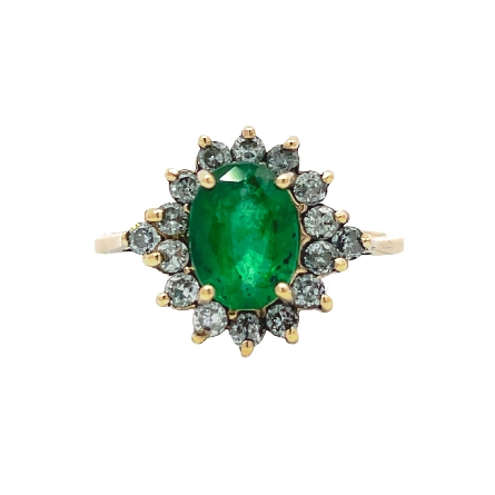 /home/earthtreasures/catalog.shopearthtreasures.com/imagedumplarge/EARTH_U2-17035.jpg 14K Yellow Gold Estate Emerald=1.00apx Oval Hal...