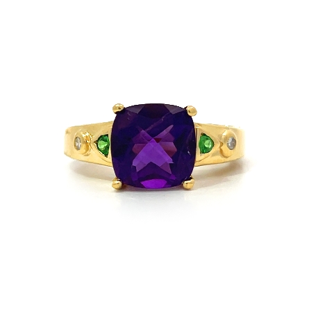 /home/earthtreasures/catalog.shopearthtreasures.com/imagedumplarge/EARTH_U2-17052.jpg 18K Yellow Gold Estate Amethyst and Green Glass...