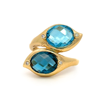 /home/earthtreasures/catalog.shopearthtreasures.com/imagedumplarge/EARTH_U2-17067.jpg 14K Yellow Gold Estate Blue Topaz Bypass Ring w...