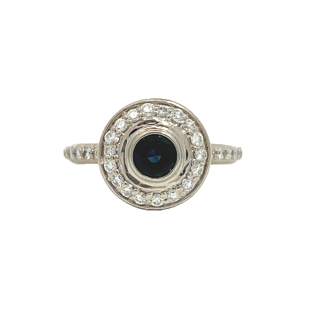 /home/earthtreasures/catalog.shopearthtreasures.com/imagedumplarge/EARTH_U2-17107.jpg 14K White Gold Estate Sapphire Halo Bezel Ring ...