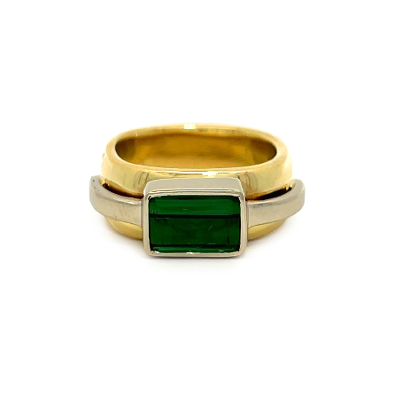 /home/earthtreasures/catalog.shopearthtreasures.com/imagedumplarge/EARTH_U2-17112.jpg 14K Yellow and White Gold Estate Green Tourmali...
