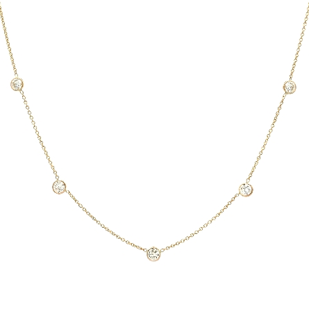 14K Yellow Gold Estate Adjustable 16-18inch Dia...