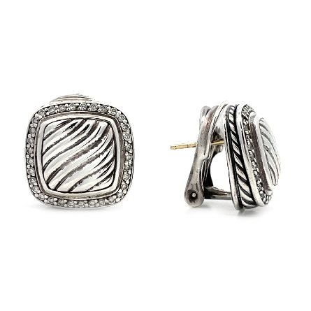 Sterling Silver and 14K Yellow Gold Estate Davi...