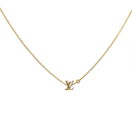 18K Yellow Gold Estate Louis Vuitton   LV   Adj...