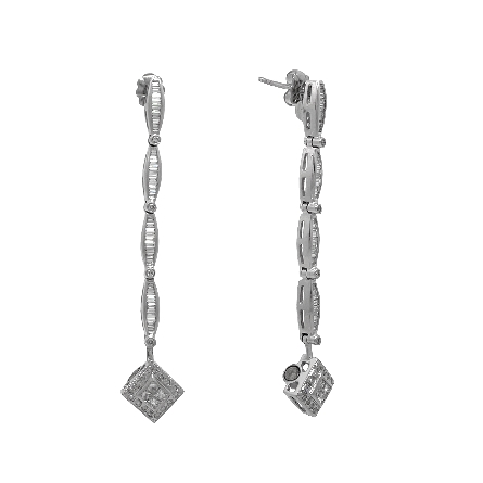 14K White Gold Estate Magnetic Breakaway Channe...