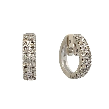 /home/earthtreasures/catalog.shopearthtreasures.com/imagedumplarge/EARTH_U3-302545.jpg 14K White Gold Double Row Huggie Hoop Earrings ...