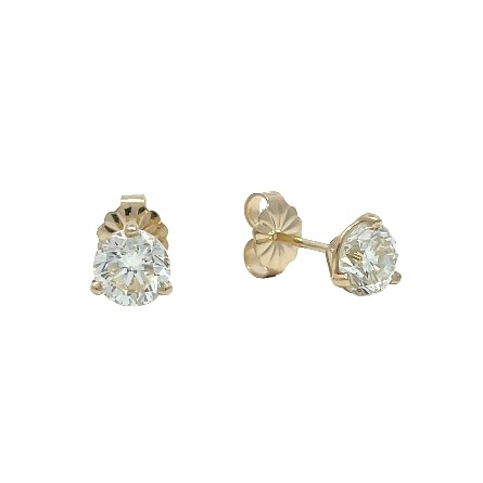 /home/earthtreasures/catalog.shopearthtreasures.com/imagedumplarge/EARTH_U3-302633.jpg 14K Yellow Gold Estate Martini Stud Earrings w/...