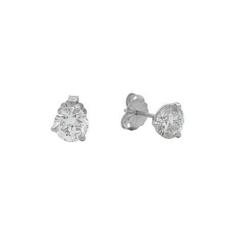 /home/earthtreasures/catalog.shopearthtreasures.com/imagedumplarge/EARTH_U3-302645.jpg 14K White Gold Estate Martini Stud Earrings w/2...
