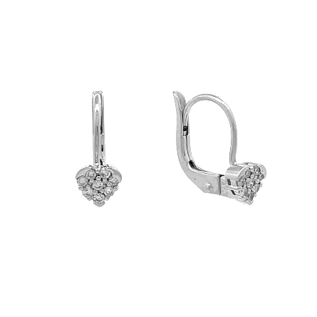 /home/earthtreasures/catalog.shopearthtreasures.com/imagedumplarge/EARTH_U3-302659.jpg 14K White Gold Estate Lever Back Heart  Earring...