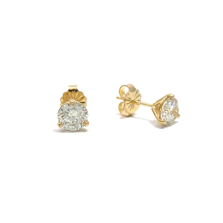 /home/earthtreasures/catalog.shopearthtreasures.com/imagedumplarge/EARTH_U3-302837.jpg 14K Yellow Gold Estate Martini Stud Earrings w/...