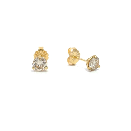 /home/earthtreasures/catalog.shopearthtreasures.com/imagedumplarge/EARTH_U3-302838.jpg 14K Yellow Gold Estate Martini Stud Earrings w/...
