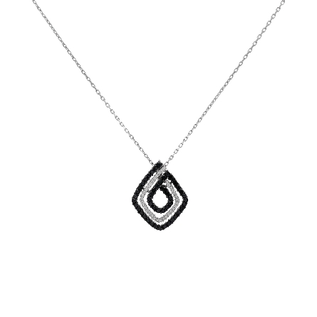 /home/earthtreasures/catalog.shopearthtreasures.com/imagedumplarge/EARTH_U3-302847.jpg 14K White Gold Estate 3Row Geometric Pendant w ...