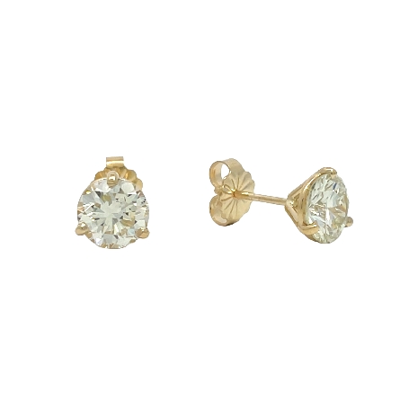 /home/earthtreasures/catalog.shopearthtreasures.com/imagedumplarge/EARTH_U3-302875.jpg 14K Yellow Gold Estate Martini Stud Earrings w/...