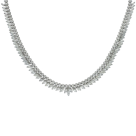 /home/earthtreasures/catalog.shopearthtreasures.com/imagedumplarge/EARTH_U3-302880.jpg 18K White Gold Estate 2Row Prong Set Graduated ...