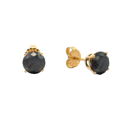 /home/earthtreasures/catalog.shopearthtreasures.com/imagedumplarge/EARTH_U3-302884.jpg 14K Yellow Gold Estate 4Prong Stud Earrings w/2...