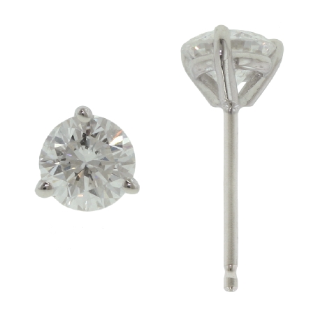 /home/earthtreasures/catalog.shopearthtreasures.com/imagedumplarge/EARTH_U3-302909.jpg 14K White Gold Estate Martini Stud Earrings w/2...