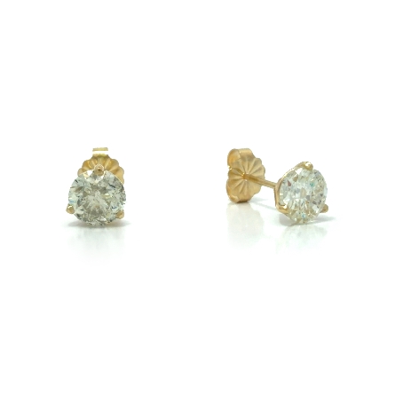 /home/earthtreasures/catalog.shopearthtreasures.com/imagedumplarge/EARTH_U3-302934.jpg 14K Yellow Gold Estate Martini Stud Earrings w/...