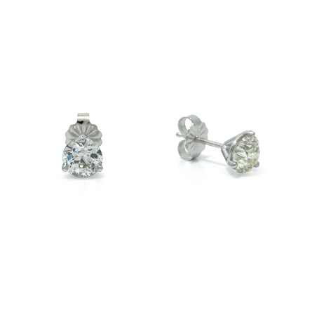 /home/earthtreasures/catalog.shopearthtreasures.com/imagedumplarge/EARTH_U3-302935.jpg 14K White Gold Estate Martini Stud Earrings w/2...