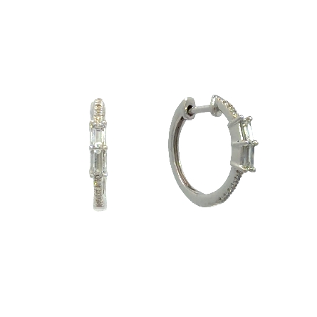 /home/earthtreasures/catalog.shopearthtreasures.com/imagedumplarge/EARTH_U3-302940.jpg 14K White Gold Estate Huggie Earrings w/ Round ...