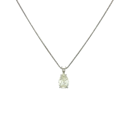 /home/earthtreasures/catalog.shopearthtreasures.com/imagedumplarge/EARTH_U3-302952.jpg 14K White Gold Pear Shaped Solitaire Pend w/Dia...