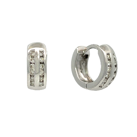 /home/earthtreasures/catalog.shopearthtreasures.com/imagedumplarge/EARTH_U3-302979.jpg 14K White Gold Estate 2Row Channel Huggie Hoop ...