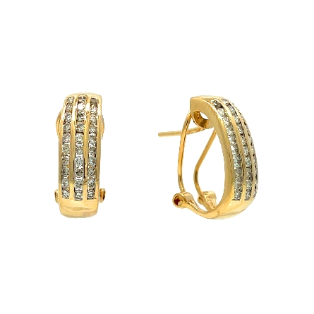 /home/earthtreasures/catalog.shopearthtreasures.com/imagedumplarge/EARTH_U3-302998.jpg 14K Yellow Gold Estate 3Row Channel Set Omega B...