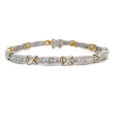 /home/earthtreasures/catalog.shopearthtreasures.com/imagedumplarge/EARTH_U3-303043.jpg 18K White and Yellow Gold Estate Alternating Ch...