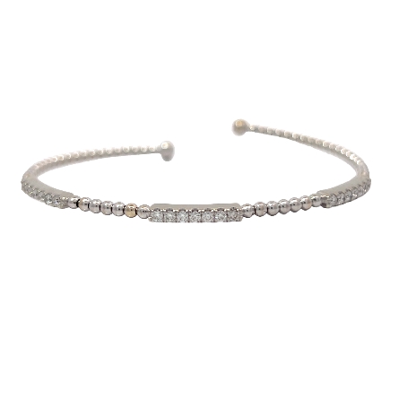 /home/earthtreasures/catalog.shopearthtreasures.com/imagedumplarge/EARTH_U3-303072.jpg 14K White Gold Estate Gabriel&amp;Co Pave Station B...