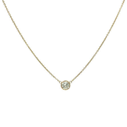 /home/earthtreasures/catalog.shopearthtreasures.com/imagedumplarge/EARTH_U3-303127.jpg 14K Yellow Gold Estate Adjustable 16-18inch Sta...