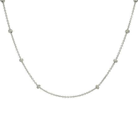 /home/earthtreasures/catalog.shopearthtreasures.com/imagedumplarge/EARTH_U3-303141.jpg 18K White Gold Estate Station Link Necklace w/6...