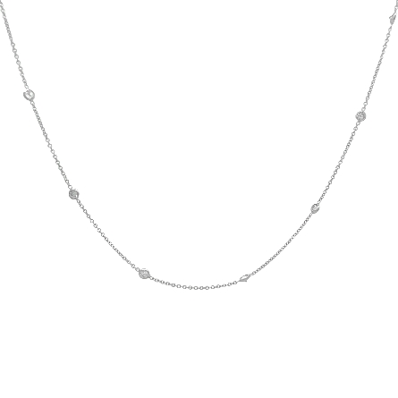 /home/earthtreasures/catalog.shopearthtreasures.com/imagedumplarge/EARTH_U3-303174.jpg 14K White Gold Estate 16-18inch Adjustable Diam...