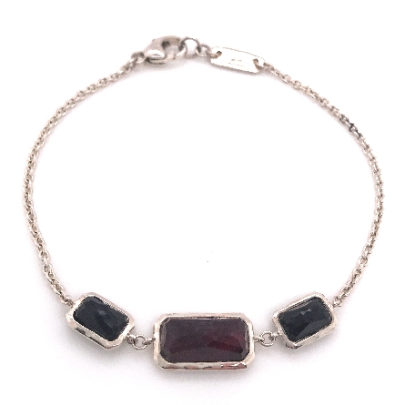 Sterling Silver Estate Ippolita Onyx; Mother-of...