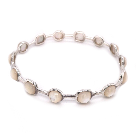 Sterling Silver Estate Ipollita Mother-of-Pearl...