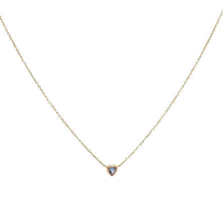 14K Yellow Gold Estate Tanzanite Solitaire Beze...