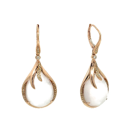 /home/earthtreasures/catalog.shopearthtreasures.com/imagedumplarge/EARTH_U4-20504.jpg 14K Rose Gold Estate Rose Quartz Pear Shape Dro...