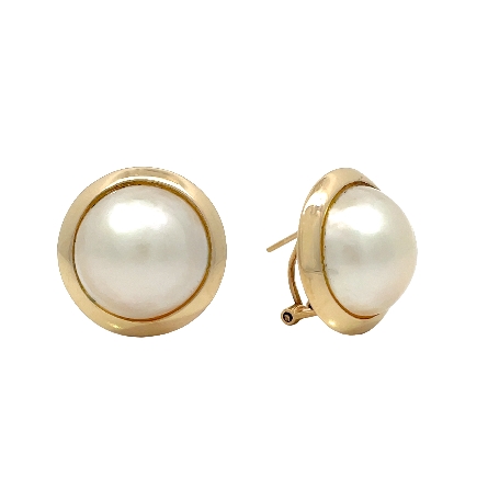 /home/earthtreasures/catalog.shopearthtreasures.com/imagedumplarge/EARTH_U4-20518.jpg 14K Yellow Gold Estate Mabe Pearl Omega Back Ro...